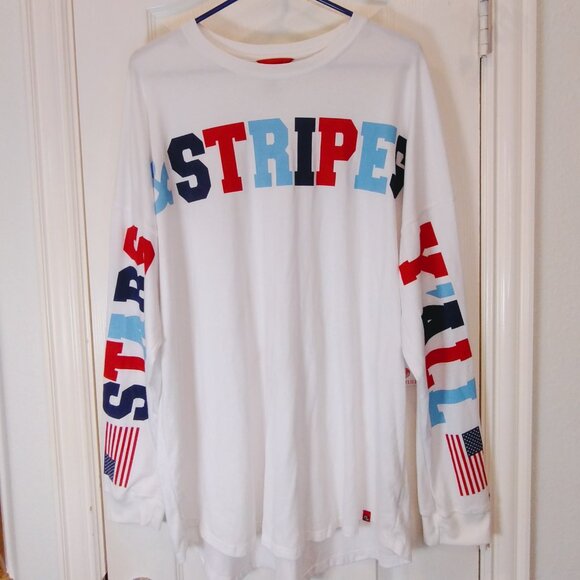 Marleylilly Tops - Marley Lily Stars and Stripes Ya'll Long Sleeve Shirt Size L/XL NWT